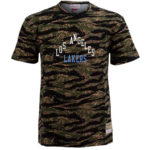 Mitchell And Ness muška Los Angeles Lakers Mitchell & Ness Tiger Camo Oversized majica Cijene