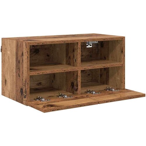 VidaXL TV zidni ormari Zidne 2 pcs Staro drvo 60 x 30 x 30 cm Slike