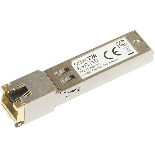 MikroTik S+RJ10 SFP+ modul RJ45 10Gbps do 200m Slike