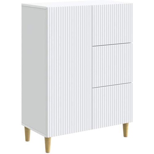 vidaXL Kreveta Bijela 66 x 34 5 x 90 cm Konstruirano drvo - Bijela Cijene