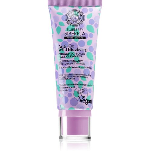Natura Siberica Anti-Ox Wild Blueberry kremasta pjena za či&amp;scaron;ćenje za lice 100 ml Slike