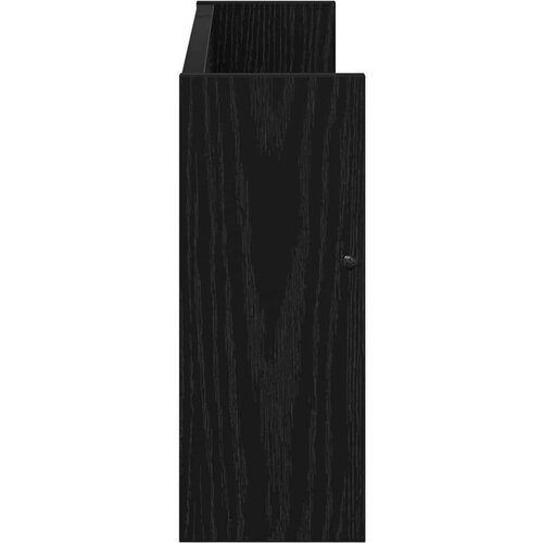  Polica za časopise Crni hrast 60 x 12 x 30 cm Konstruirano drvo Slike
