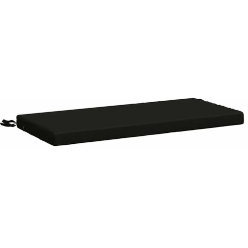  Jastučići za klupe - 2 dijela SOEST 2 kom. 100% poliester Crna - Crna 80 x 40 x 5 cm Melange Slike