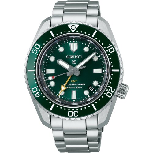 Seiko SPB381J1 Prospex Marine Green GMT muški ručni sat Slike