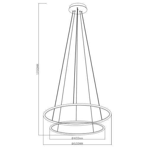 Zuma line PL201004B-2GD - led luster na sajli marseille LED/40W/230V zlatna Slike