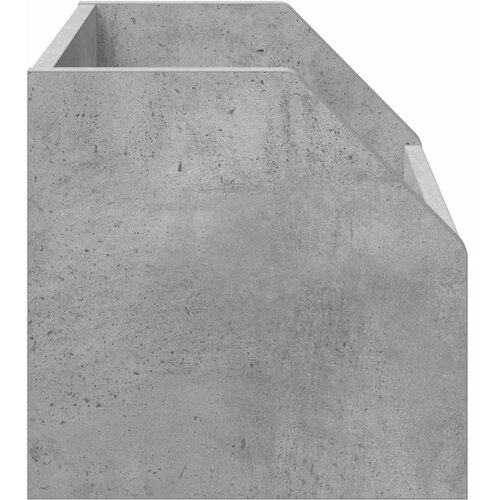  Kutija za vinilne albume Betonska siva 38 x 30 x 29 cm - Betonska siva 1 Slike