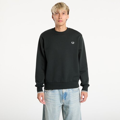 Fred Perry Sweatshirt Crew Neck Sweatshirt Night Green/ Snow White XL Slike