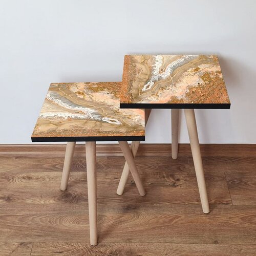 Hanah home set stolića za kafu 2Shp128, 2 dijela, &scaron;areni Cijene