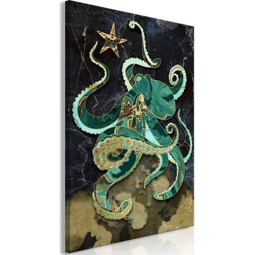  Slika - Marble Octopus (1 Part) Vertical 40x60