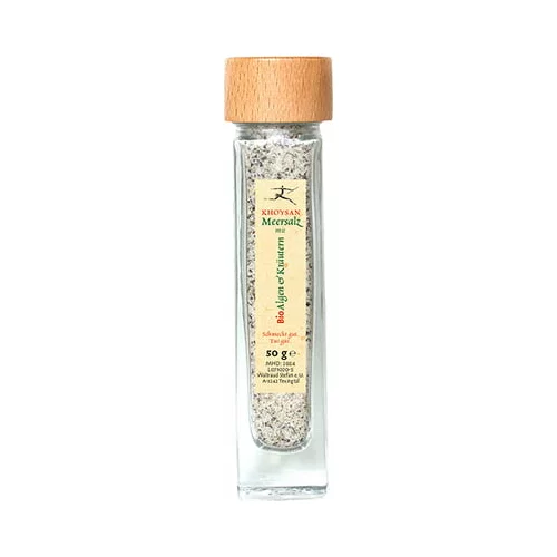 Khoysan Meersalz Morska sol z BIO morskimi algami in zelišči - 50 g