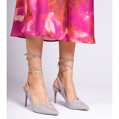Gemre Grey slingback stilettos Hakola Cene