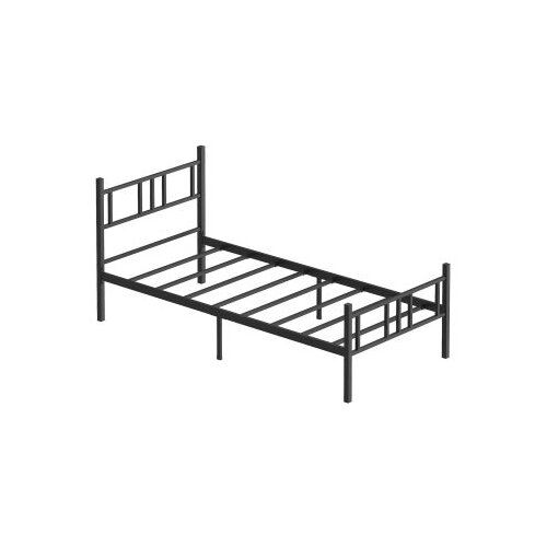 Hanah home krevet Akın black 100 x 200 Slike