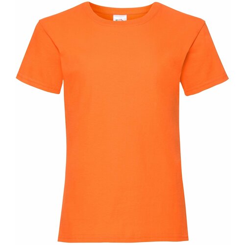 Fruit Of The Loom Orange Girls' T-shirt Valueweight Slike