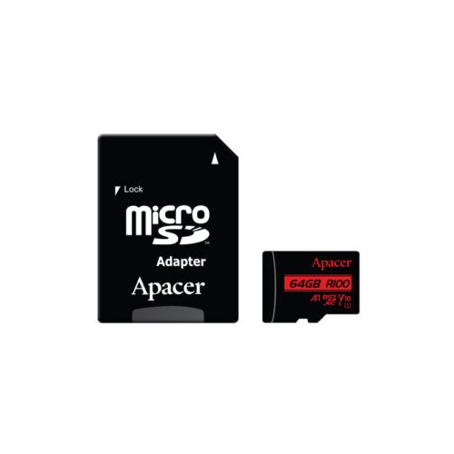 Apacer microSDHC/SDXC 64GBUHS-I U1 V10 A1 R100MB/sAdapter Cijene