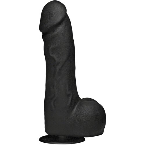Doc Johnson The Perfect Cock - realistični dildo (crni) - 19 cm Slike