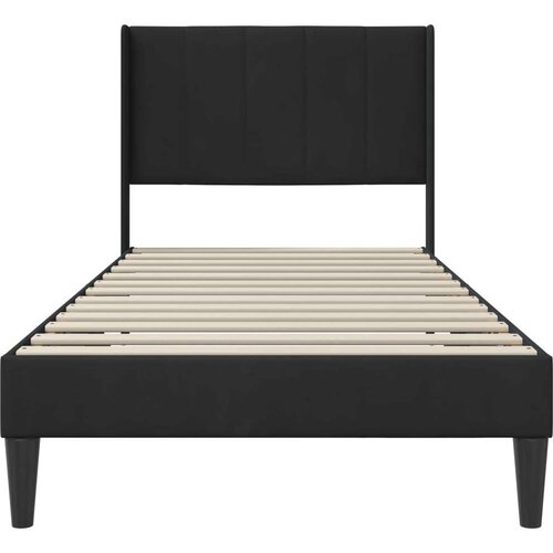  Okvir za krevet s uzglavljem Crna 90 x 200 cm Bar&amp;scaron;un - Crna 90 x 200 cm Slike
