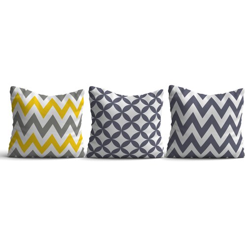 Opviq set 3 jastučnice 43x43cm Šareni Cene