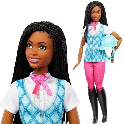 Mattel Barbie Mysteries Brooklyn Fashion Jockey lutka ZA6179 Slike