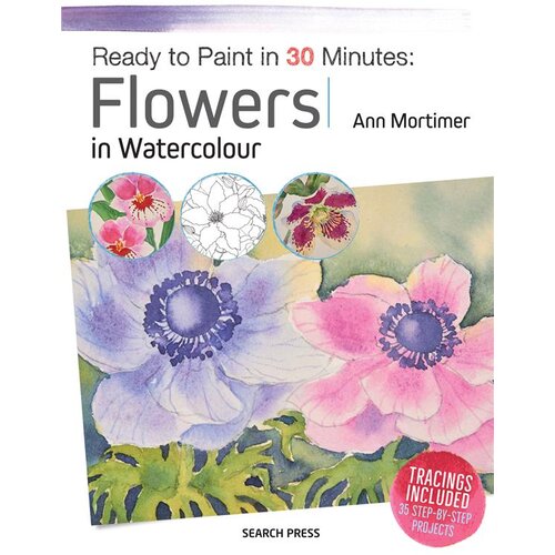 Search Press KNJIGA FLOWERS IN WATERCOLOUR, (20634040) Cene