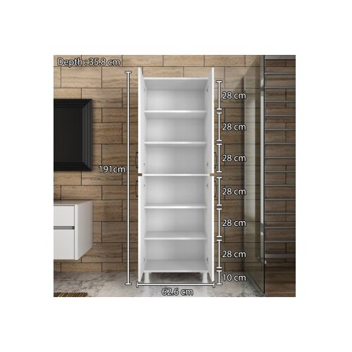 Woody Fashion hanah Home Vi&amp;scaron;enamenski ormarić M4 - 1103 Slike