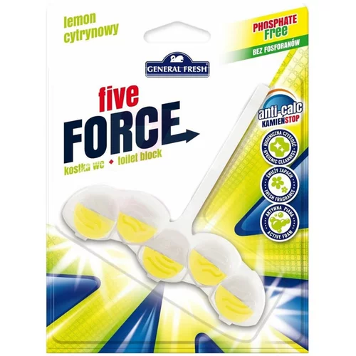  Osvežilec za WC školjko General Fresh Five Force Lemon, obešanka