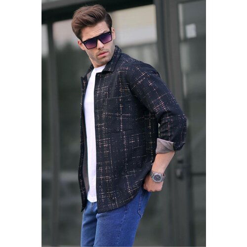 Madmext Mink Patterned Regular Fit Men&amp;#039;s Shirt 6722 Slike