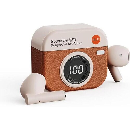  Bluetooth slu&scaron;alice Airpods Retro camera narandzaste Cene