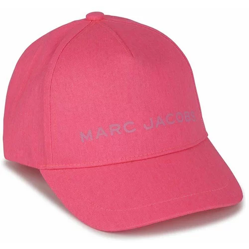 Marc Jacobs Pamučna kapa za djecu boja: ljubičasta, s tiskom