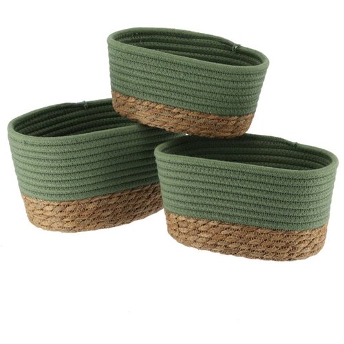 Tendance SET KO&amp;Scaron;ARA 3/1, MORSKA TRAVA/PAMUK, KHAKI/NATUR Slike