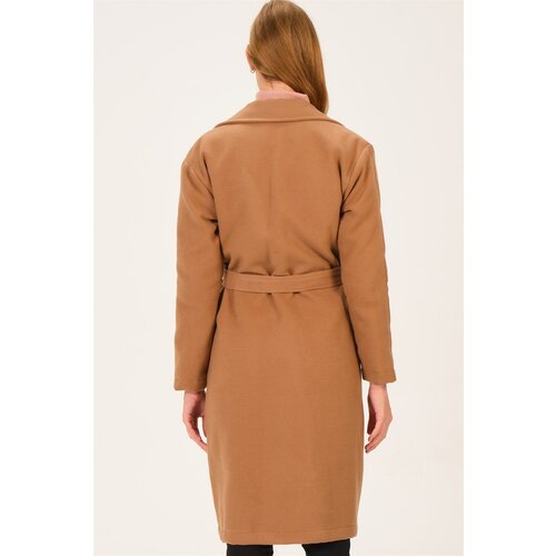 Dewberry Z6765 LADIES COAT-CAMEL Cene