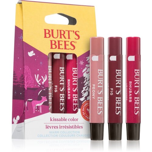 Burt’s Bees Festive Kissable Color set sjajila za usne Cijene