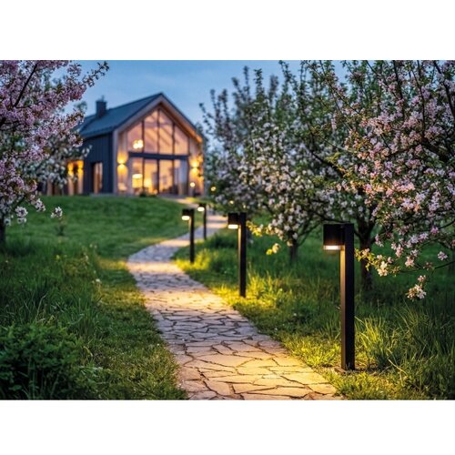 Kanlux 46204 - Spolja&amp;scaron;nja lampa RADILO 1xGU10/11W/230V 50 cm IP44 crna Slike