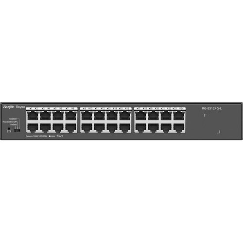 Ruijie Networks RG-ES124G-L network switch Unmanaged L2 Gigabit Ethernet (10 /100 /1000) Black Cene