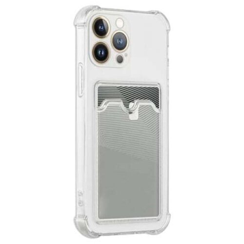  silikonska futrola clear sa dzepicem za iphone 11 (6.1) providna Slike