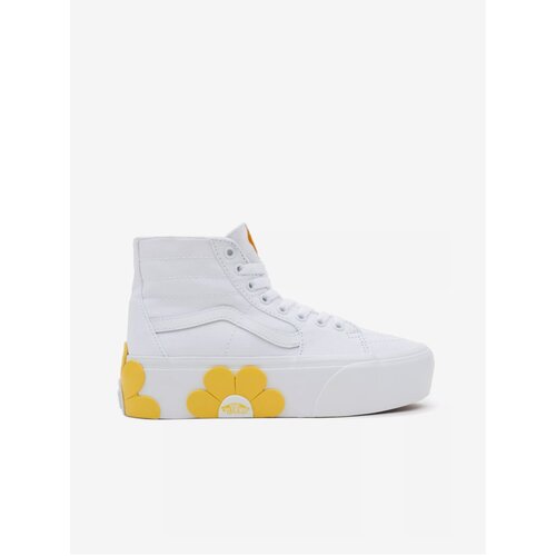 Vans White Womens Ankle Sneakers Platform SK8-Hi - Women Slike