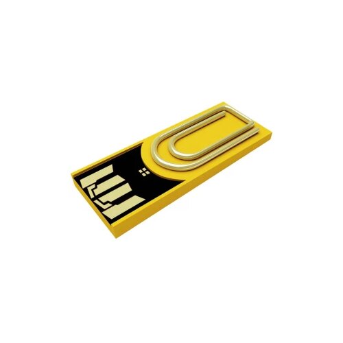 Xlyne clip/me TRUE DOCUMENT USB stick bulk 8 GB žuta CA08LY002 USB 2.0 Slike