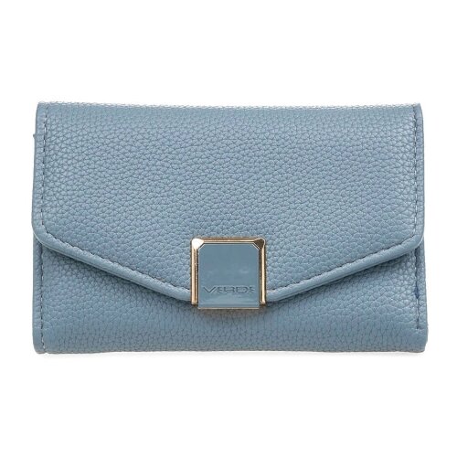 Verde Novčanik ženski manji sa elegantnom kopcom 1433, 15×3×10.5 cm svetlo plava Cene