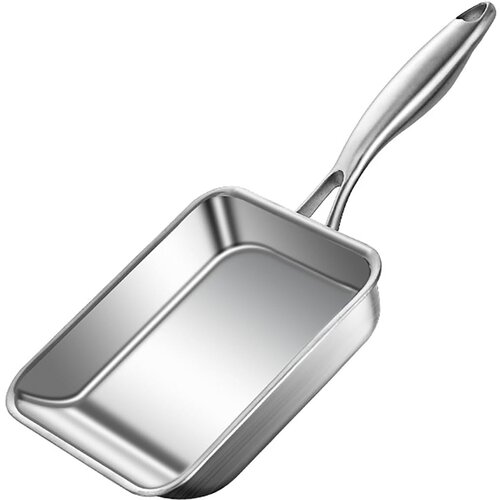 Venisymlis Kvadratna Ponev Za Omlete 19 Cm, Iz Nerjavečega Jekla 316, Za Jajca In Slanino, (22057542) Cene