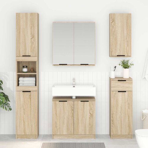  Kupaonski ormar s pohranom Sonoma hrast 64,5 x 33,5 x 59 cm Cene