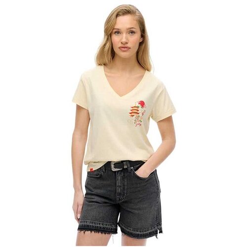 Superdry ženska majica sa v izrezom SDW1011619A-DM2 Cene