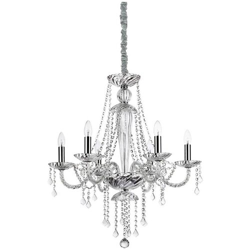 XXXL Ideal Lux - Kristalni luster na lancu AMADEUS 6xE14/40W/230V prečnik 67 cm proziran Cene