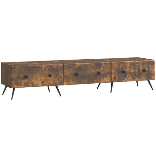  ormar Dimljeni hrast 147 x 34,5 x 30 cm Konstruirano drvo Slike
