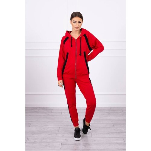 Kesi Track set with red stripes Cene
