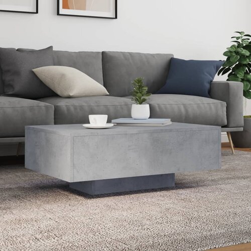  Stolić za kavu s LED svjetlima sivi boja betona 85x55x31 cm Slike