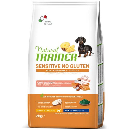 Natural Trainer Sensitive No Gluten Adult Mini - losos 3 x 2 kg Cene