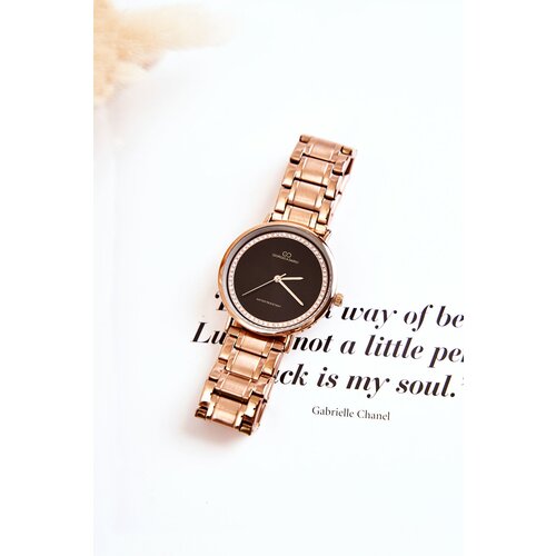Kesi Women&amp;#039;s Steel Watch Giorgio &amp;amp; Dario With Cubic Zirconia Rose Gold Slike