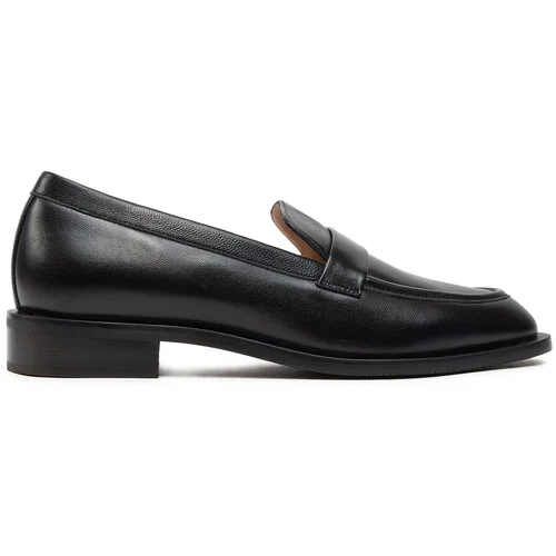 Stuart Weitzman Loaferke Palmer Sleek S5980 Črna