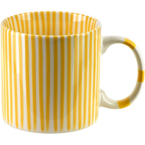 Mondex Skodelica porcelan RONNIE HTPC3732-SR 9x13x9 cm rumena 1 kos, (5000179551) Cene