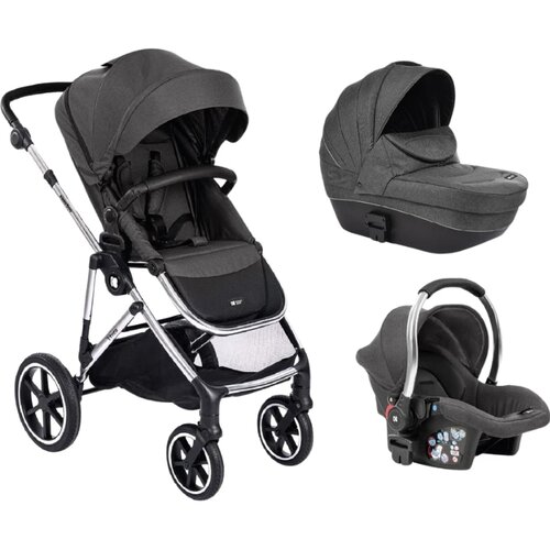Kikka Boo kolica Thea 3in1 set sa autosedi&scaron;tem i tvrdom korpom dark grey ( KKB21110 ) Cene