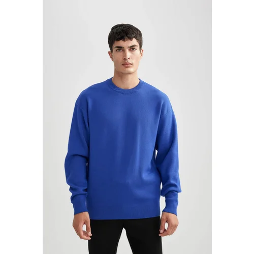 Defacto Relax Fit Crew Neck Sweater